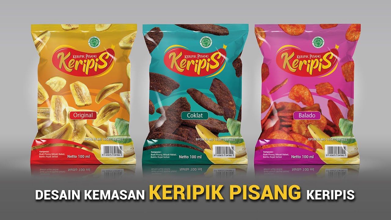 Detail Contoh Desain Label Keripik Pisang Nomer 44