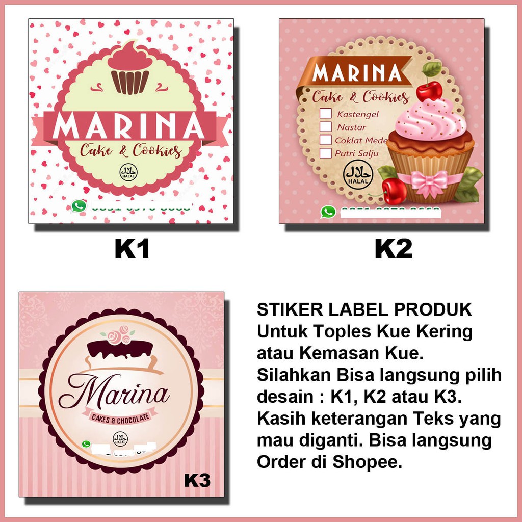 Detail Contoh Desain Label Kue Nomer 12