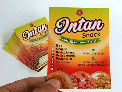 Detail Contoh Desain Label Snack Nomer 3