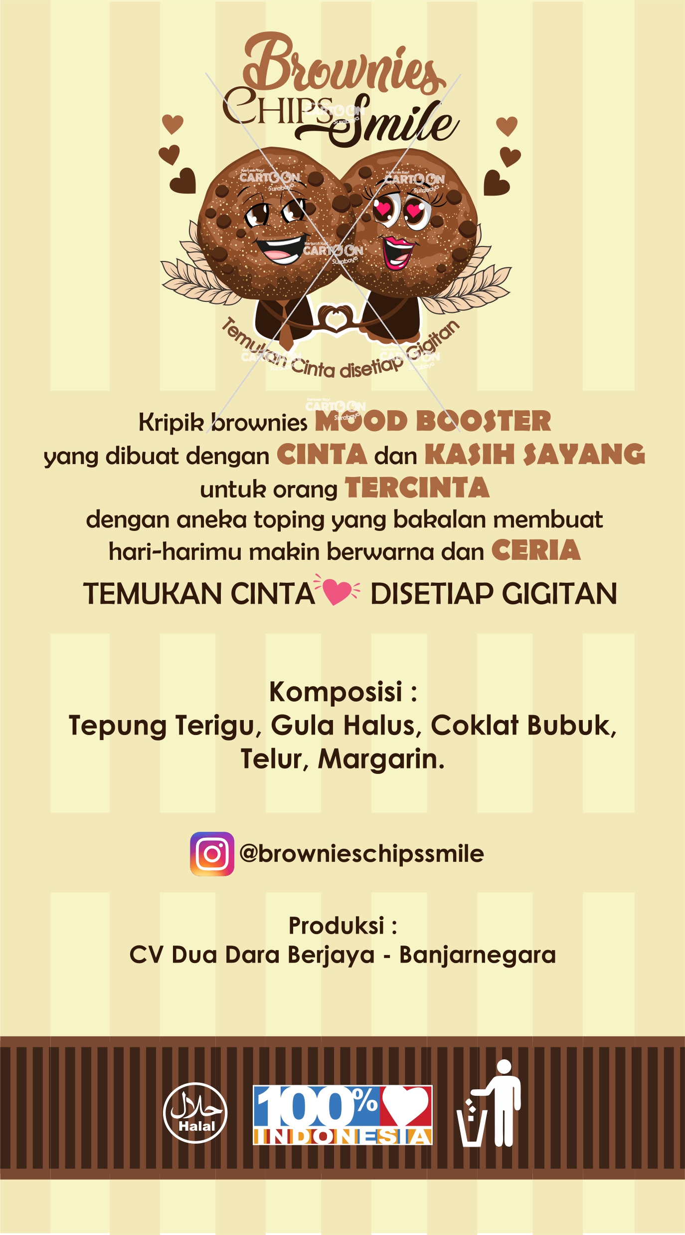 Detail Contoh Desain Label Snack Nomer 28