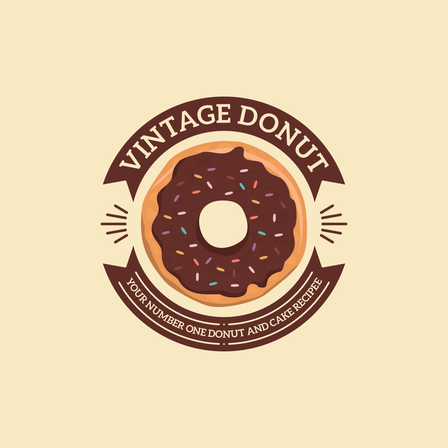 Detail Contoh Desain Logo Donat Nomer 6