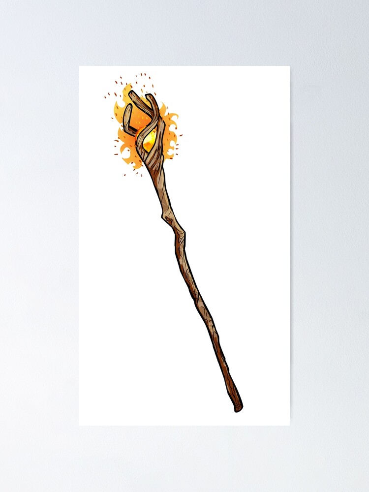 Detail Fantasy Magic Staff Nomer 7