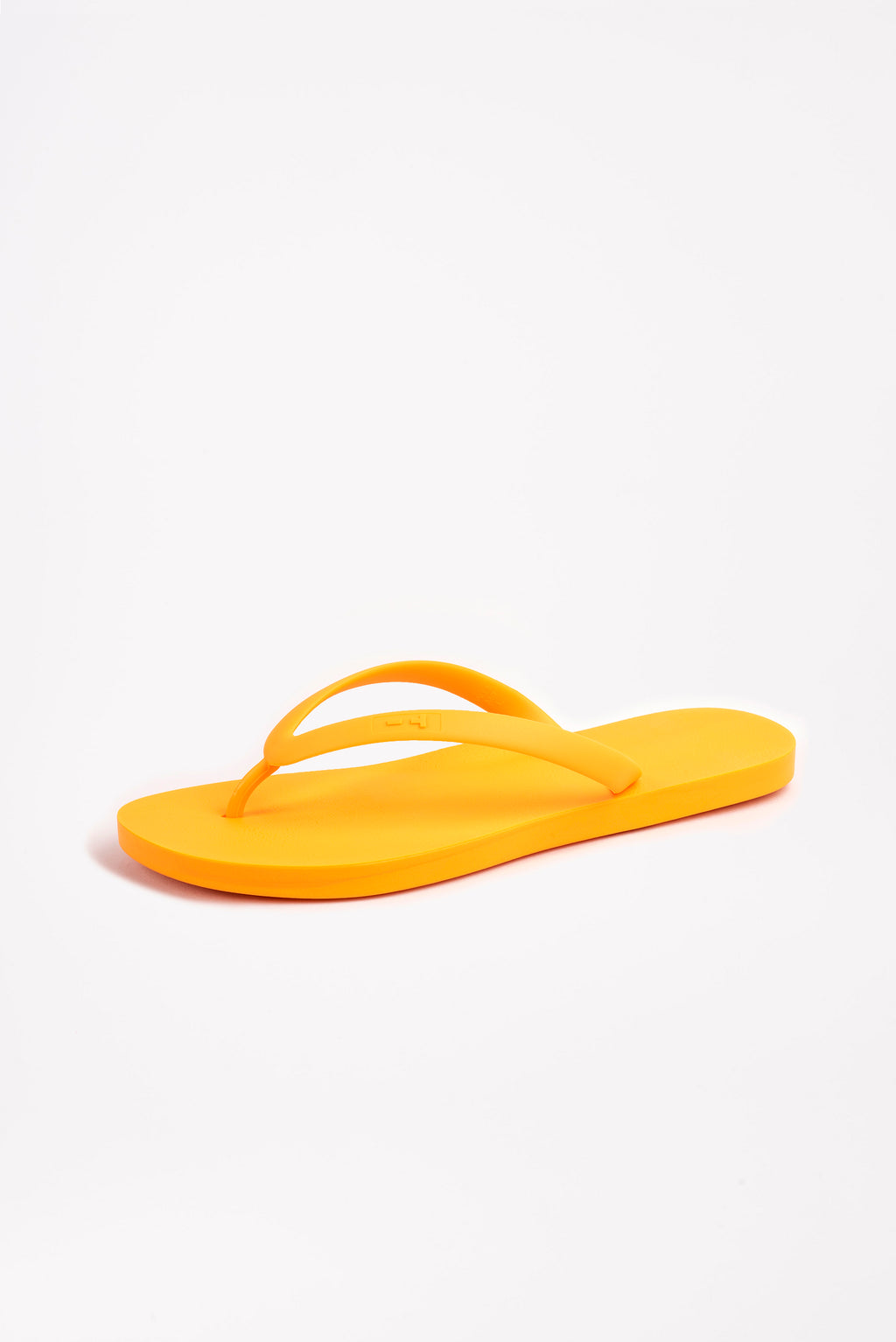 Detail Flip Flops Orange Nomer 18