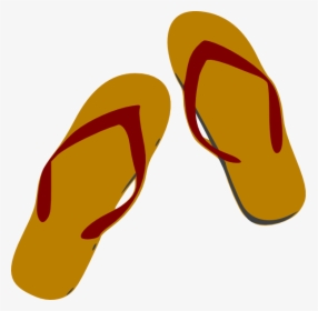 Detail Flip Flops Orange Nomer 20