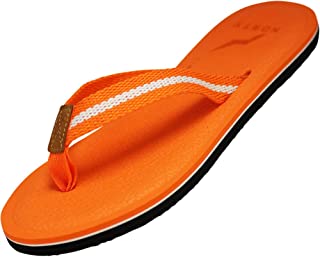 Detail Flip Flops Orange Nomer 4