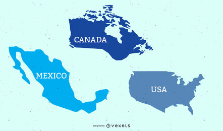 Landkarte Usa Und Kanada - KibrisPDR