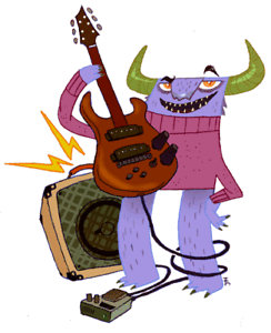 Detail Monster Gitarre Nomer 14