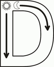 Detail Schreibschrift D Nomer 22