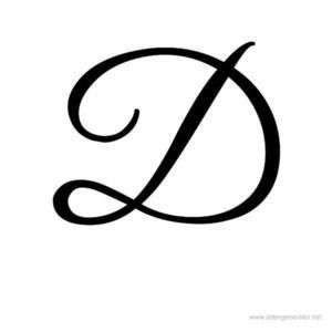 Detail Schreibschrift D Nomer 8