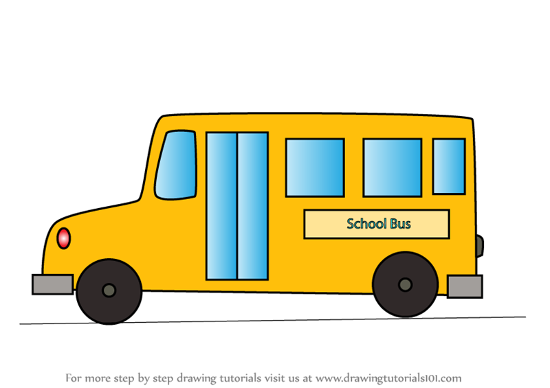 Detail Bus Drawing Nomer 8