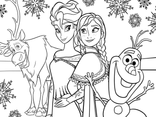 Detail Gambar Frozen 2 Hitam Putih Nomer 3