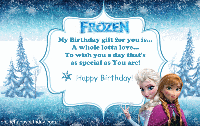 Detail Gambar Frozen Happy Birthday Nomer 12