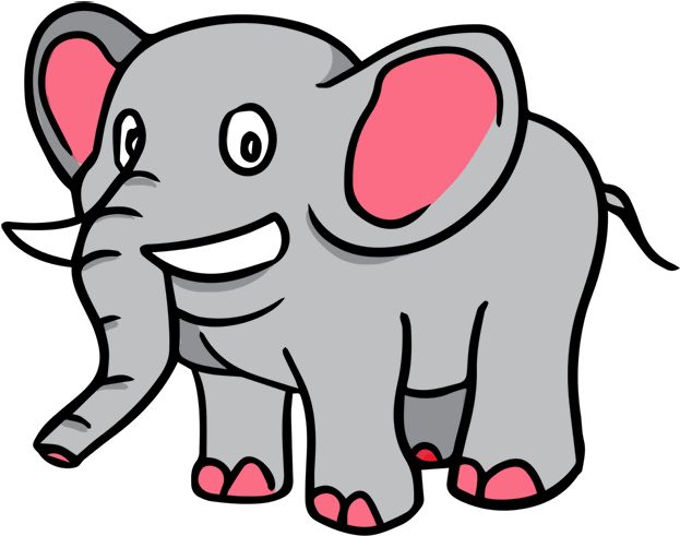 Detail Gambar Gajah Cartoon Nomer 4