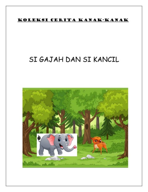 Detail Gambar Gajah Dan Kancil Nomer 18