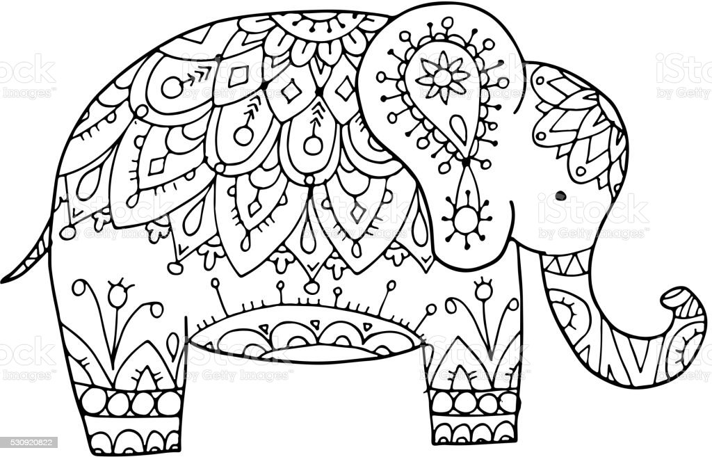 Detail Gambar Gajah Sketch Nomer 35