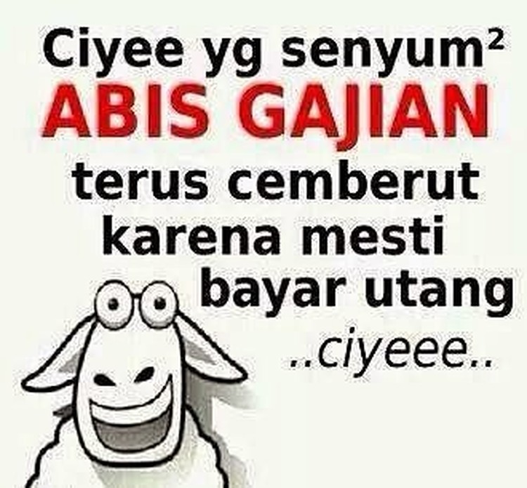 Detail Gambar Gajian Lucu Nomer 12