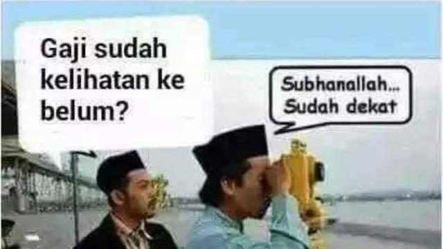 Detail Gambar Gajian Lucu Nomer 2