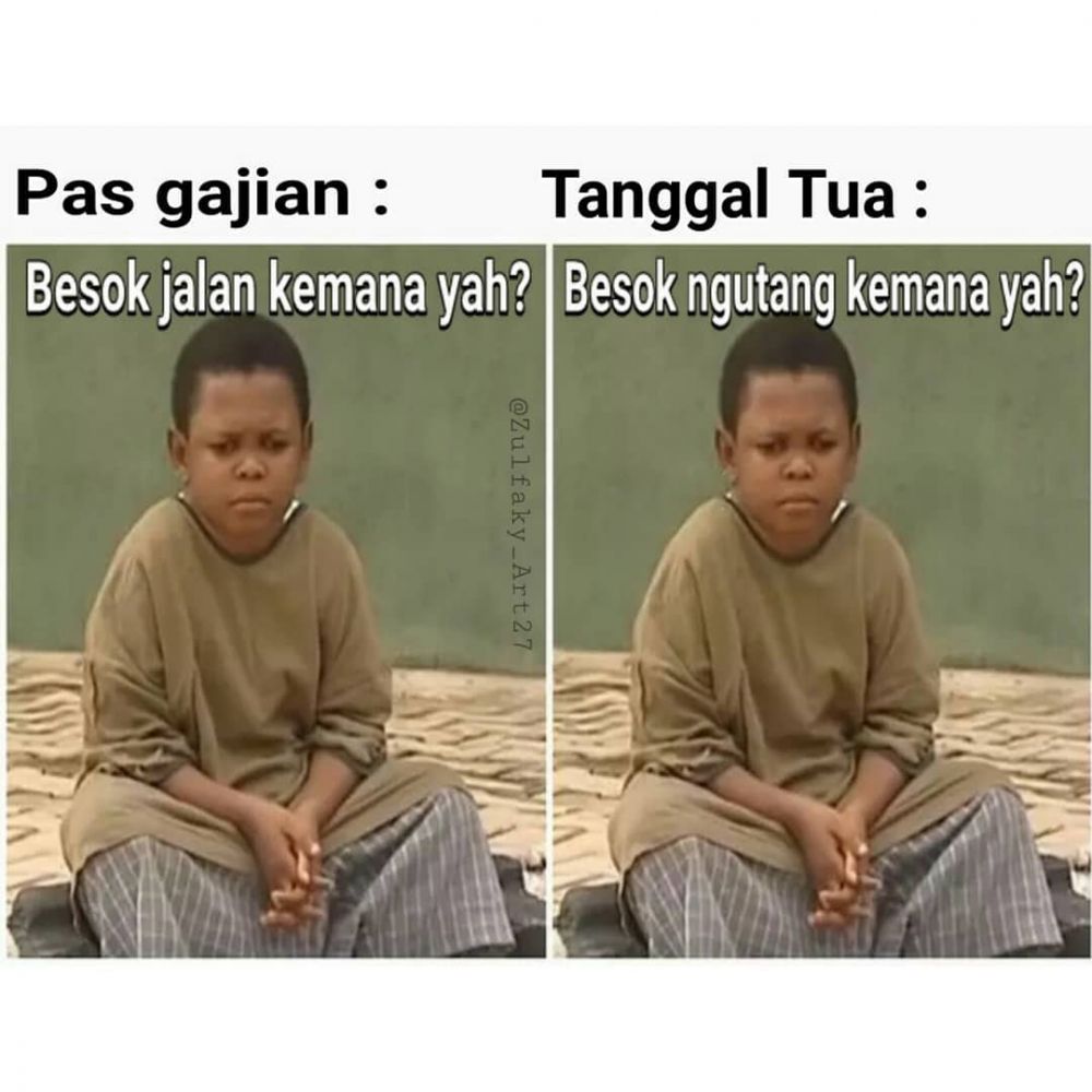 Detail Gambar Gajian Lucu Nomer 6