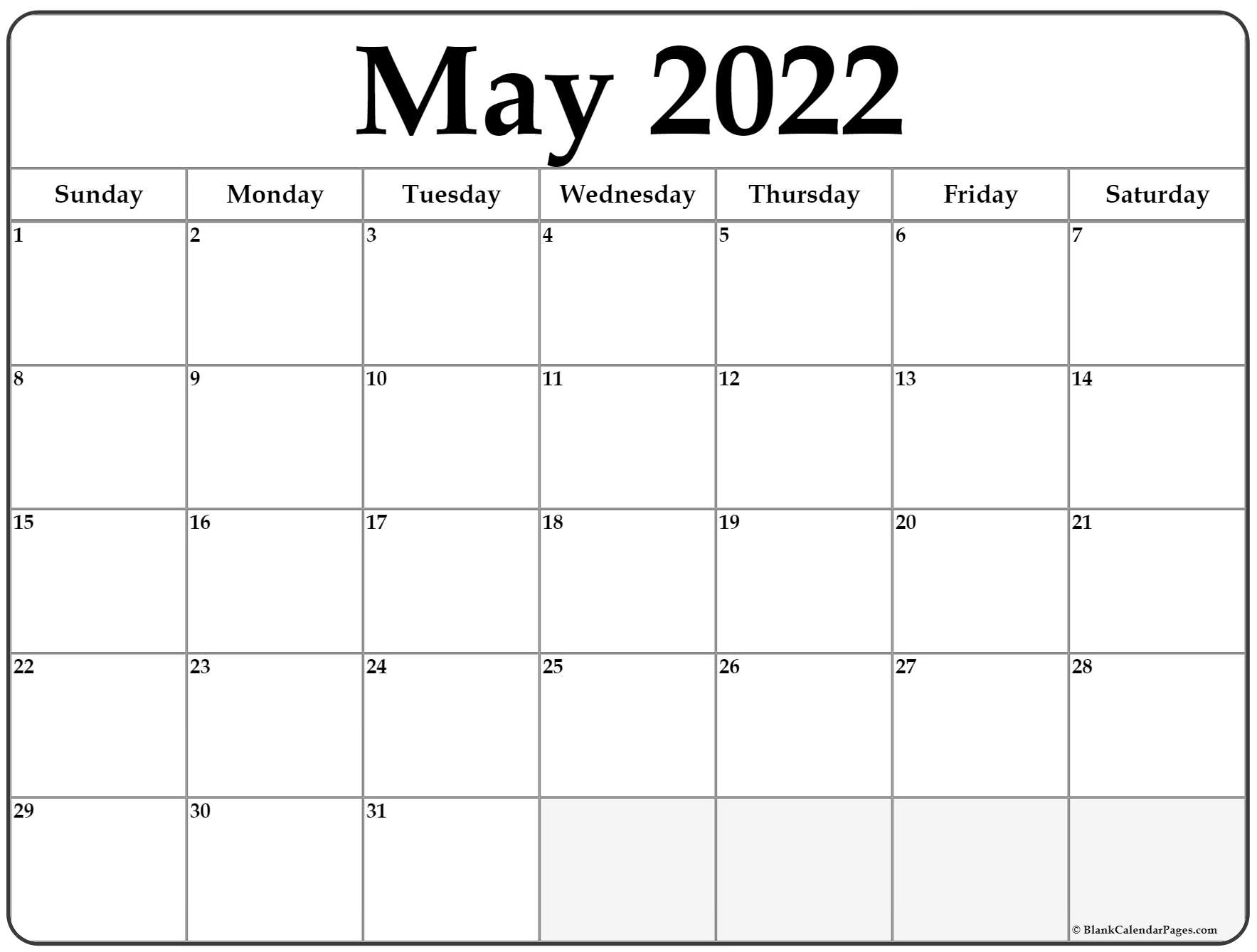 Detail May Month Calendar 2018 Nomer 8