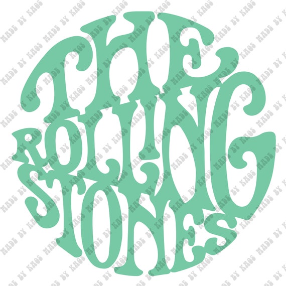 Detail Rolling Stones Typography Nomer 9