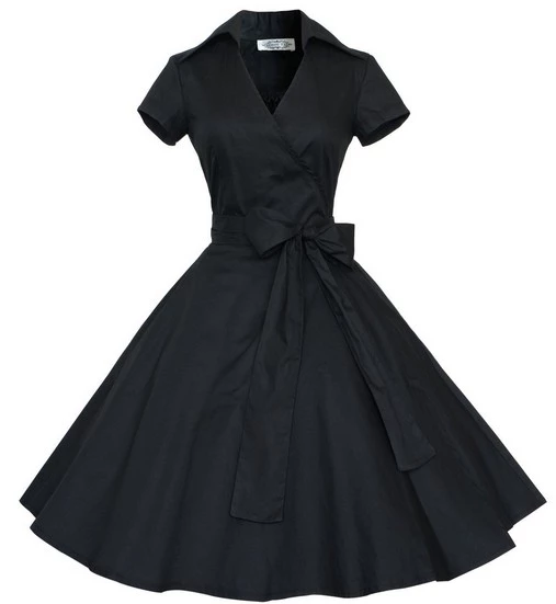Schwarzes Kleid Audrey Hepburn - KibrisPDR
