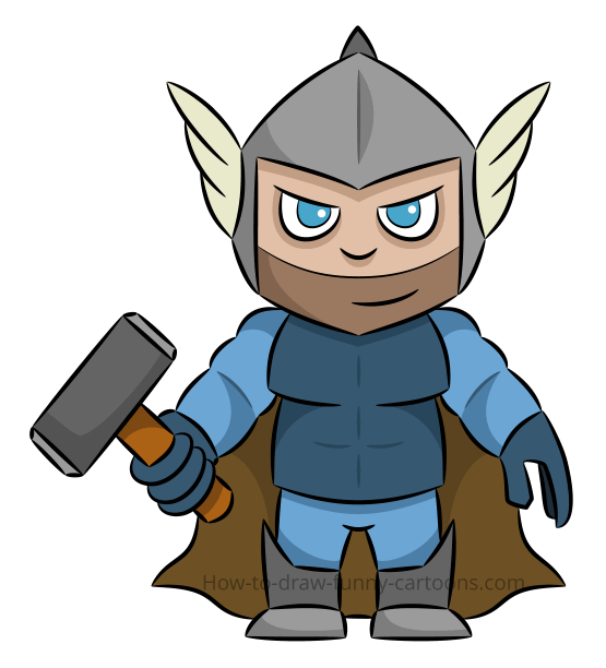 Detail Thor Drawing Nomer 4