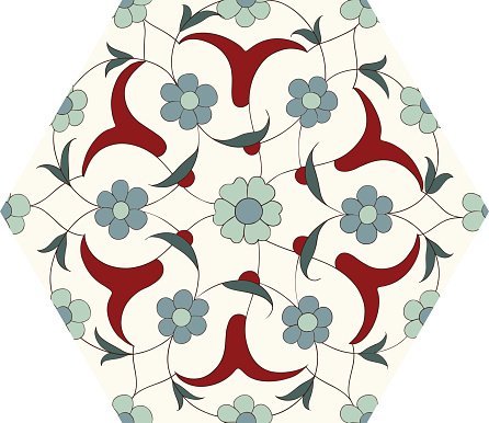 Detail Arabic Ornament Pattern Nomer 13