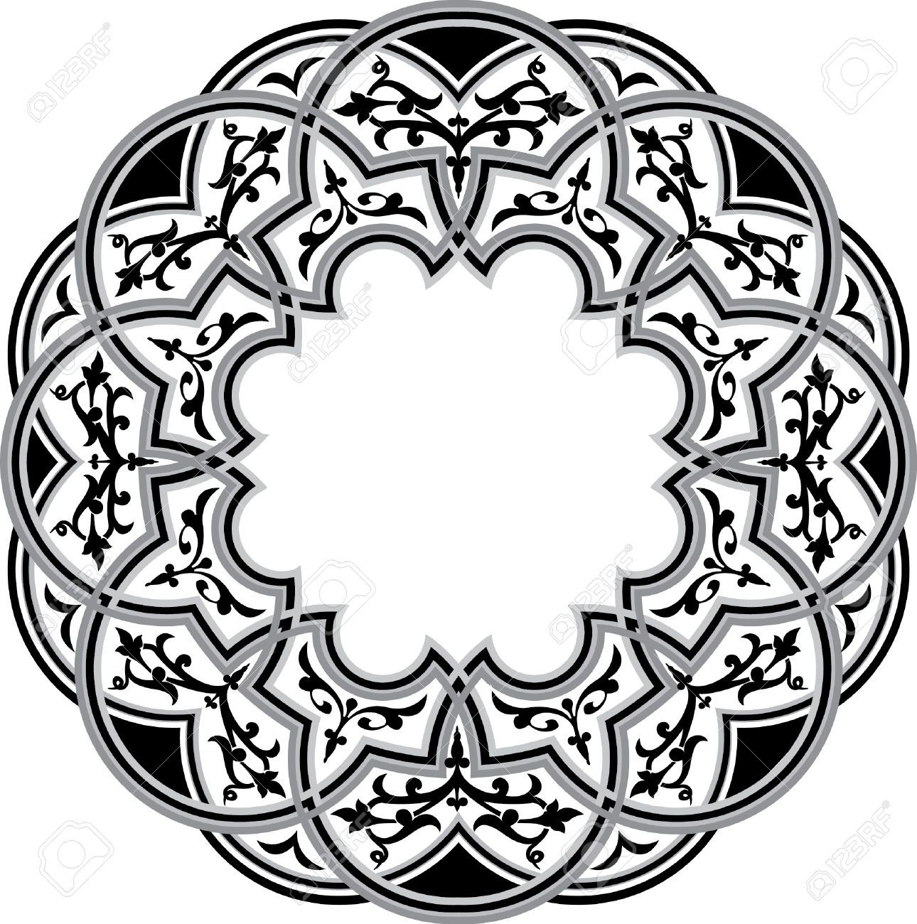 Detail Arabic Ornament Pattern Nomer 6