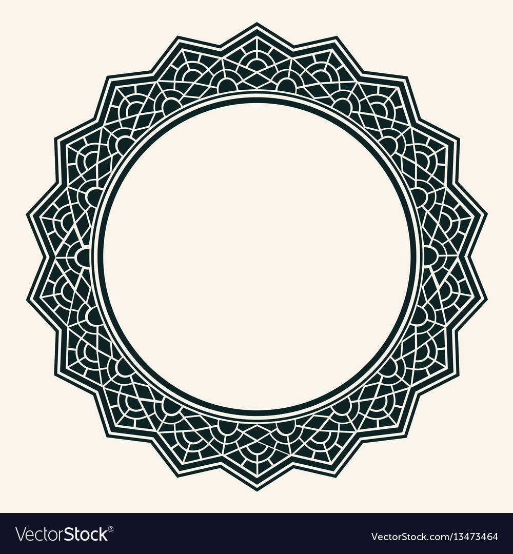 Detail Circle Pattern Vector Nomer 17