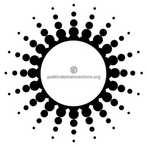 Detail Circle Pattern Vector Nomer 24