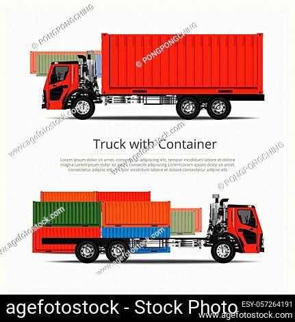 Detail Container Carrying Trucks Nomer 14