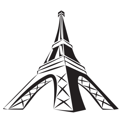 Detail Eiffel Tower Drawing Nomer 12