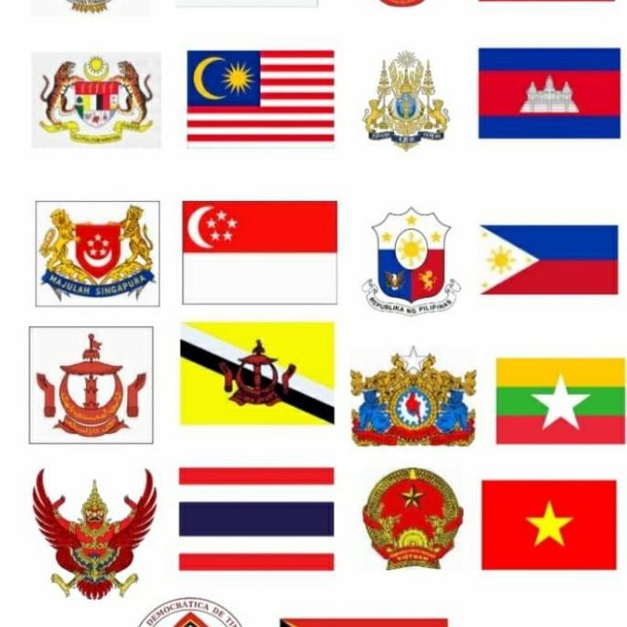Detail Gambar Gambar Bendera Negara Asean Nomer 4