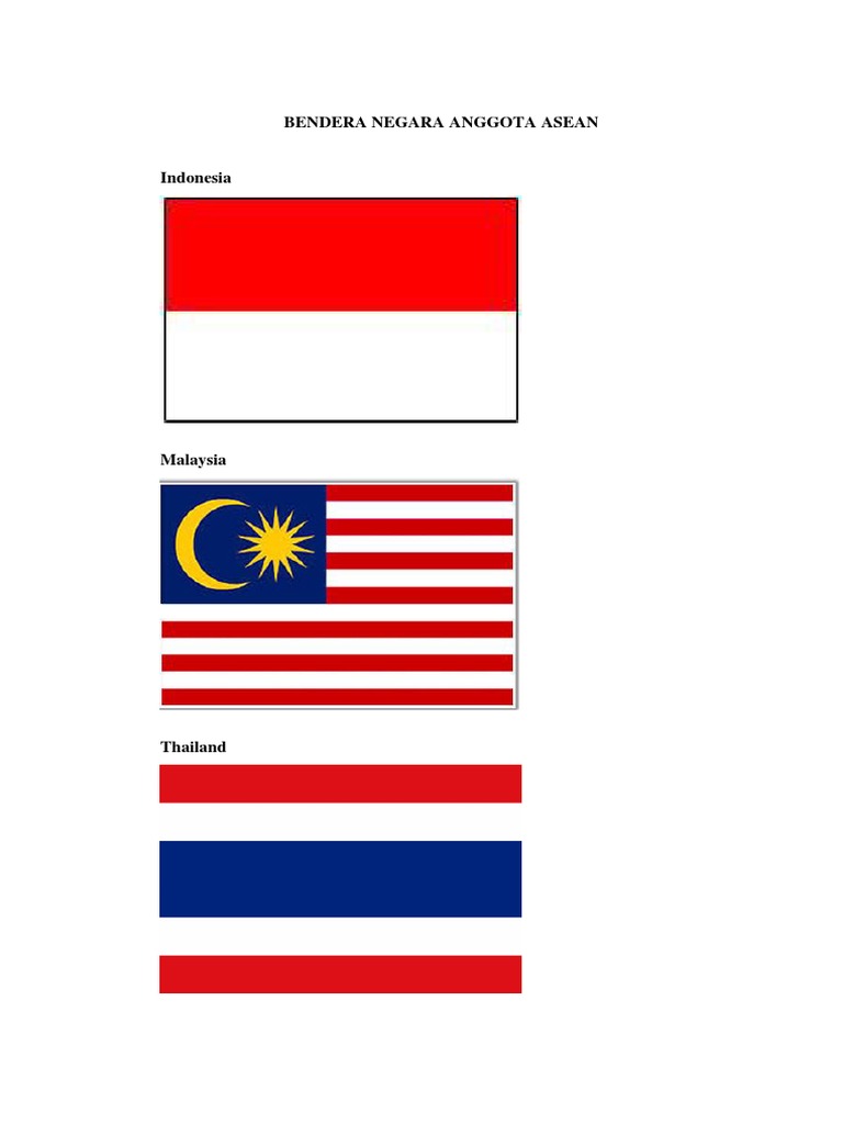 Detail Gambar Gambar Bendera Negara Asean Nomer 48