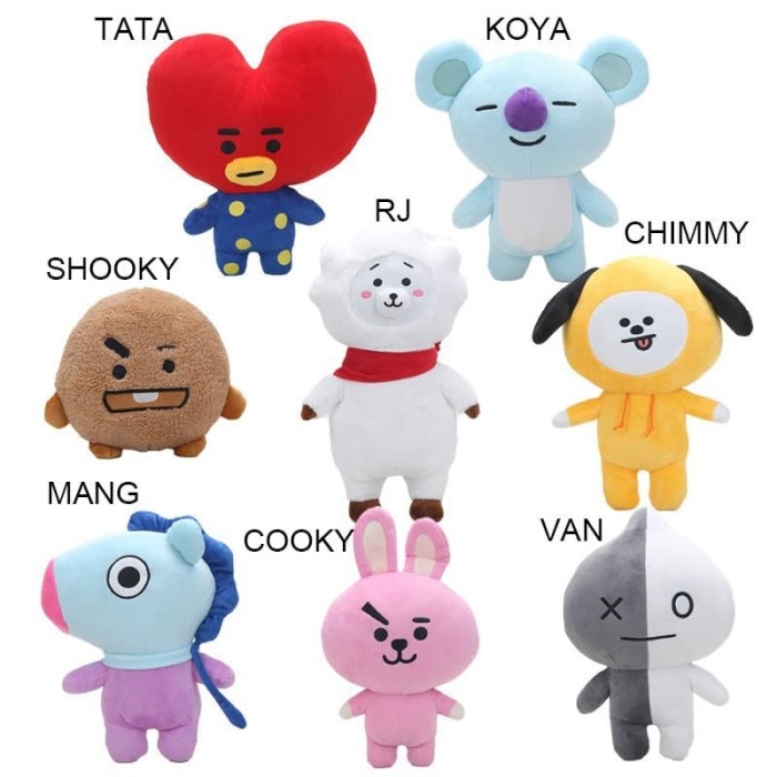 Detail Gambar Gambar Boneka Bts Nomer 2