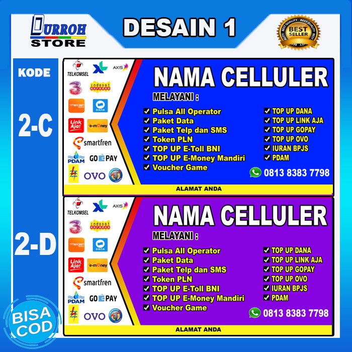 Detail Gambar Gambar Desain Banner Konter Nomer 11