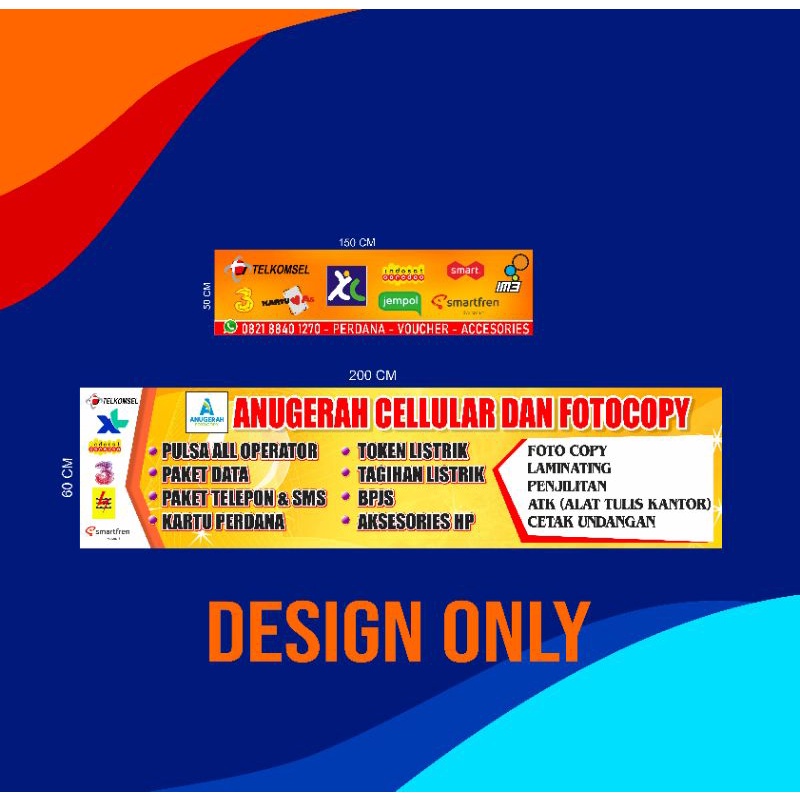 Detail Gambar Gambar Desain Banner Konter Nomer 51