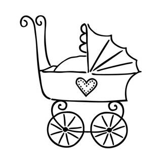 Detail Kinderwagen Zeichnen Nomer 2
