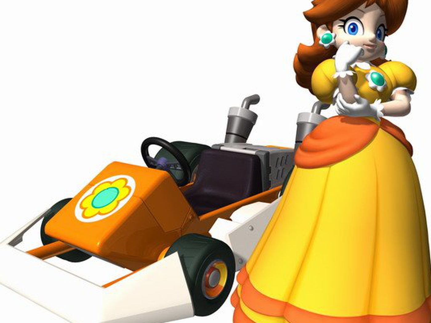 Detail Mario Kart 7 Daisy Nomer 4