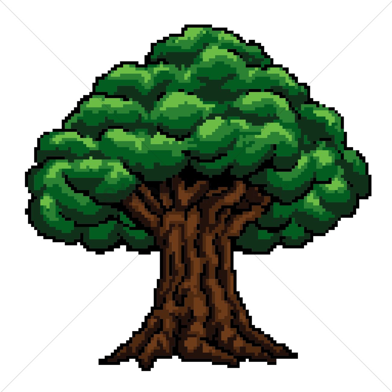 Pixel Art Tree - KibrisPDR