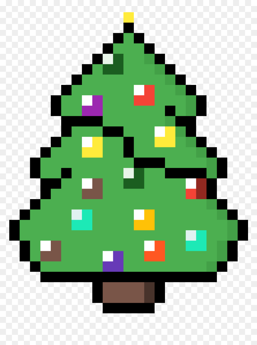 Detail Pixel Art Tree Nomer 17
