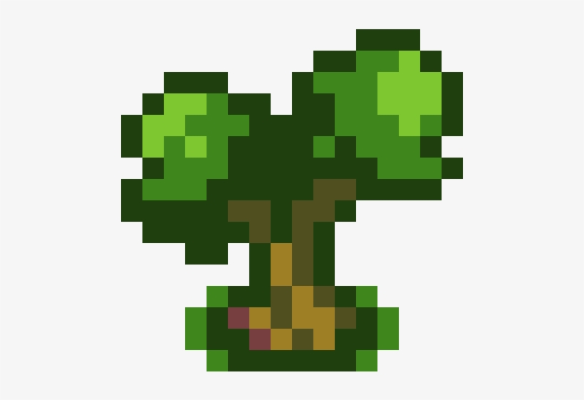 Detail Pixel Art Tree Nomer 22