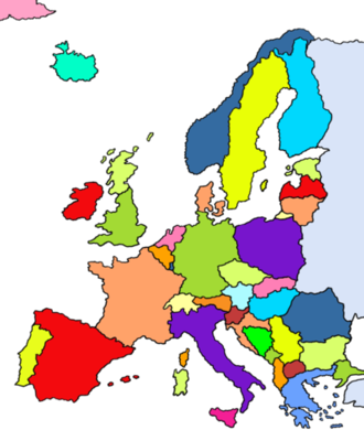 Detail Politische Landkarte Europa Nomer 24