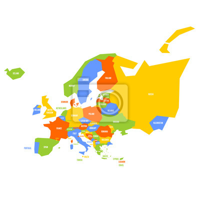 Detail Politische Landkarte Europa Nomer 7