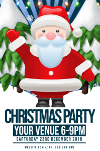 Detail Christmas Party Poster Design Nomer 7