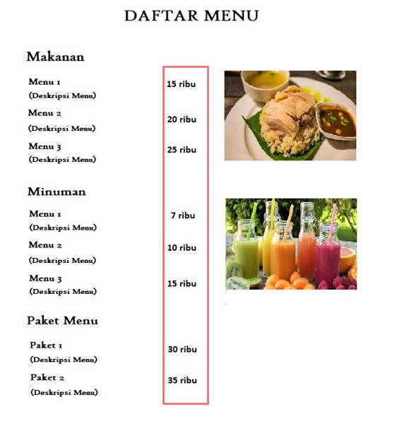 Detail Gambar Gambar Menu Makanan Nomer 8