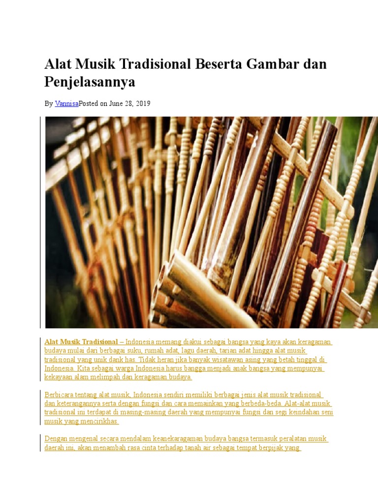 Detail Gambar Gambar Musik Tradisional Nomer 48