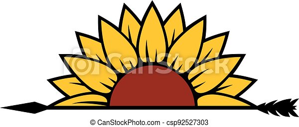 Detail Sonnenblume Gezeichnet Nomer 17