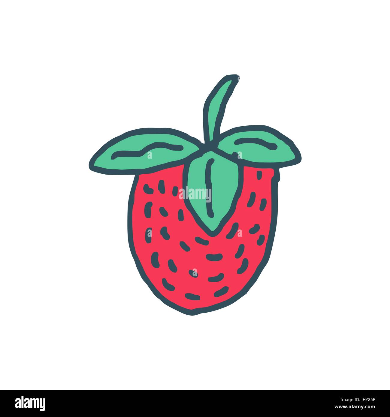 Detail Aesthetic Strawberry Drawing Nomer 4