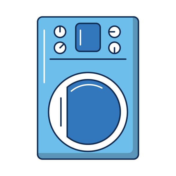 Detail Blaue Waschmaschine Nomer 21